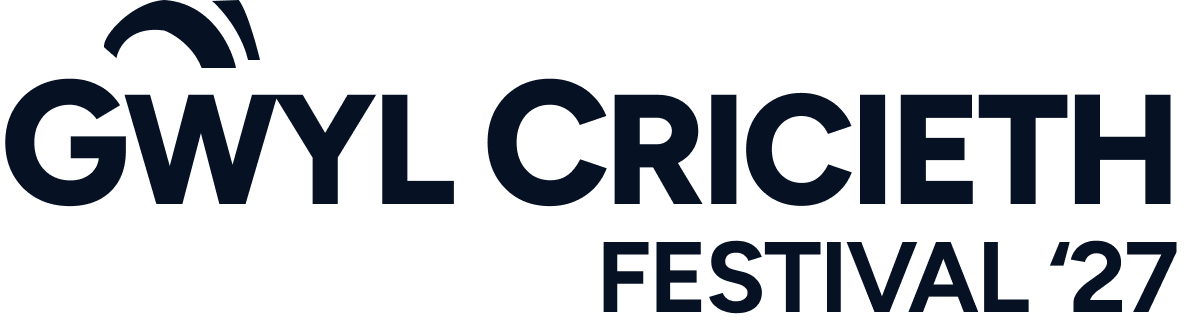 Cricieth Festival Logo Dark Blue